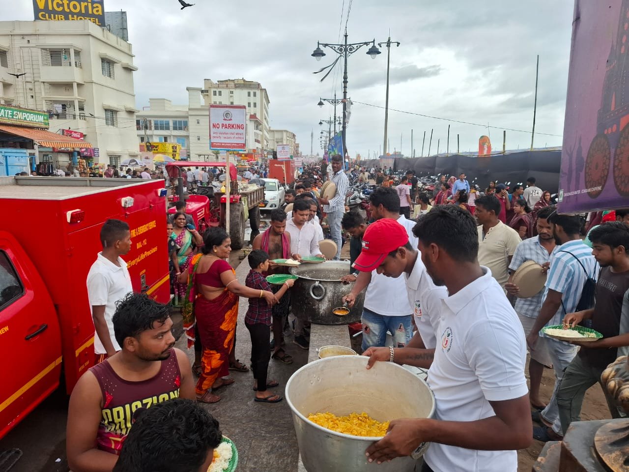 Food Distribution (Rathayatra)