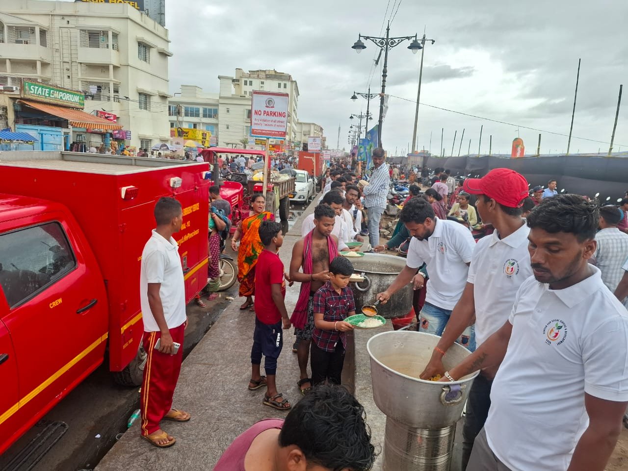 Food Distribution (Rathayatra)